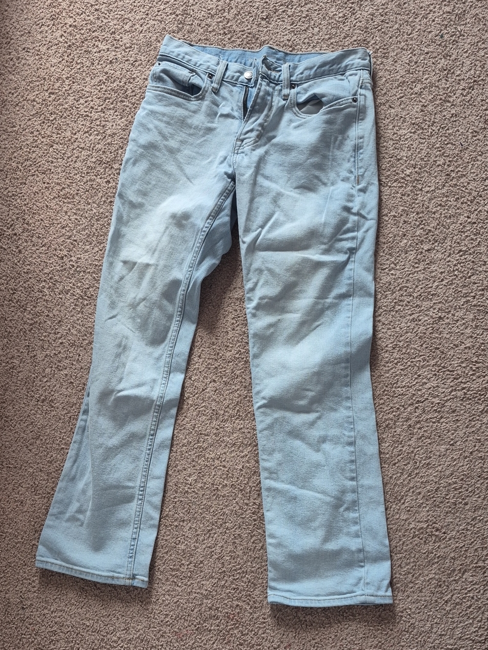 Old Navy Light Blue Straight Leg Jeans